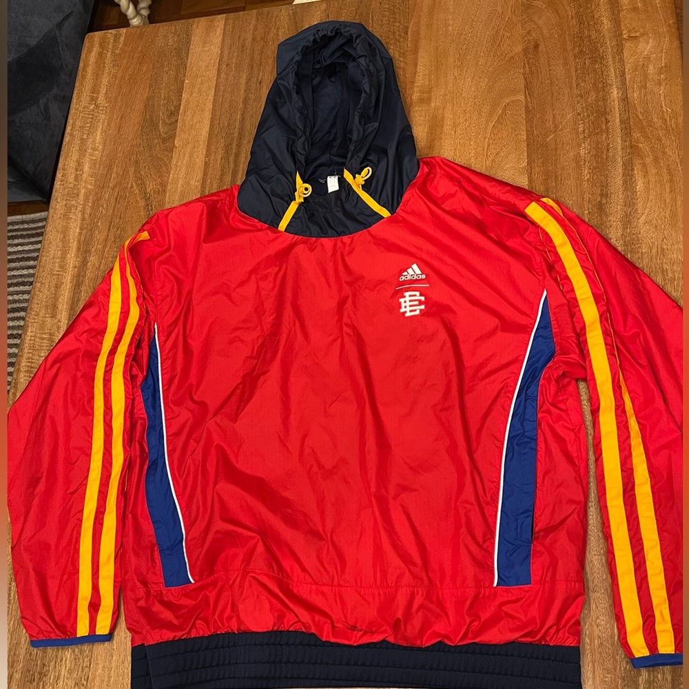 Eric Emmanuel McDonalds All American red windbreaker jacket size L